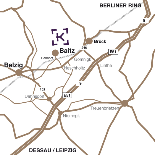 Anfahrt Kunstpflug e.V. Baitz